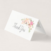 Personalizado Boho Gracias Fold Card