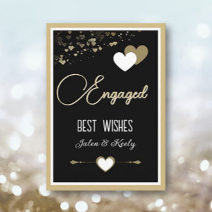 Tarjeta Personalizado! Compromiso perfecto de parejas