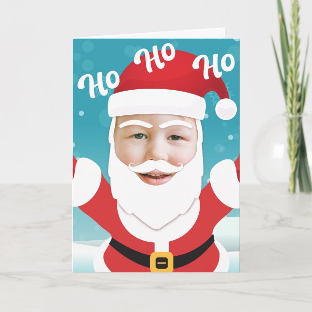 Tarjeta Personalizado con Foto Propia Navidad (Anverso)