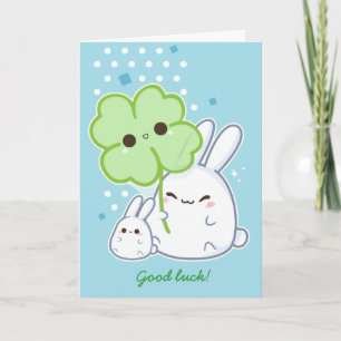 Tarjeta Personalizado - conejito blanco lindo con el
