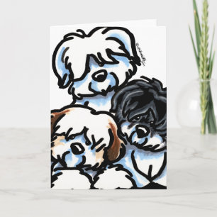 Tarjeta Personalizado Coton de Tulear