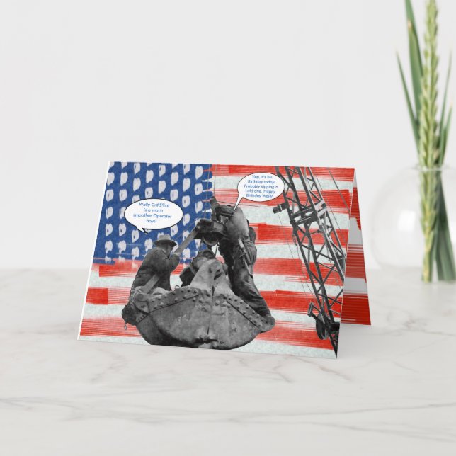 Tarjeta Personalizado Crane Operator Birthday Card Your Te (Anverso)