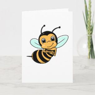 Tarjeta Personalizado Cute Bee