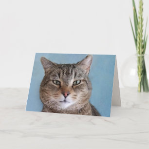 Tarjeta Personalizado Cute Kitty "From The Cat" Cumpleaños