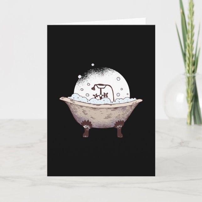 Tarjeta Personalizado de bañera (Anverso)