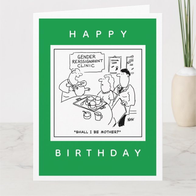 Tarjeta Personalizado de Clínica de Reasignación de Género (Anverso)