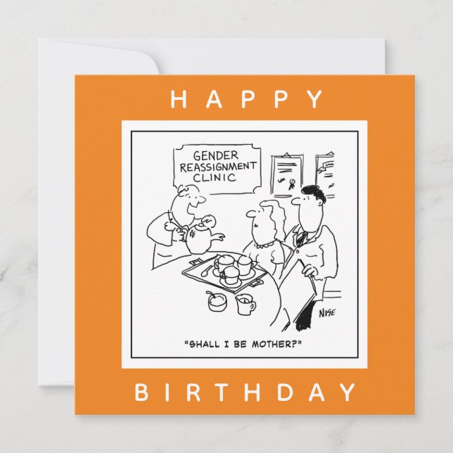 Tarjeta Personalizado de Clínica de Reasignación de Género (Anverso)