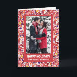 Tarjeta Personalizado de color de agua de hojas de otoño<br><div class="desc">Personalizar esta tarjeta agregando tu propia foto y texto sobre el lindo fondo. Revisa mi tienda por más colores y diseños o hazme saber si quieres algo personalizado. ¡Gracias por comprar conmigo!</div>