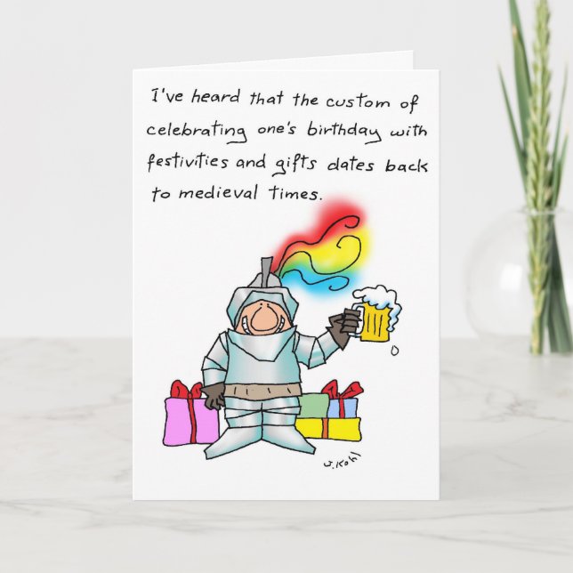 Tarjeta Personalizado de cumpleaños (Anverso)