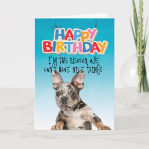 Tarjeta Personalizado de cumpleaños divertido de tu Bulldo