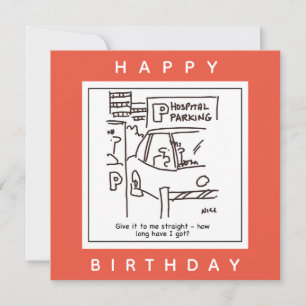 Tarjeta Personalizado de estacionamiento de automóviles en