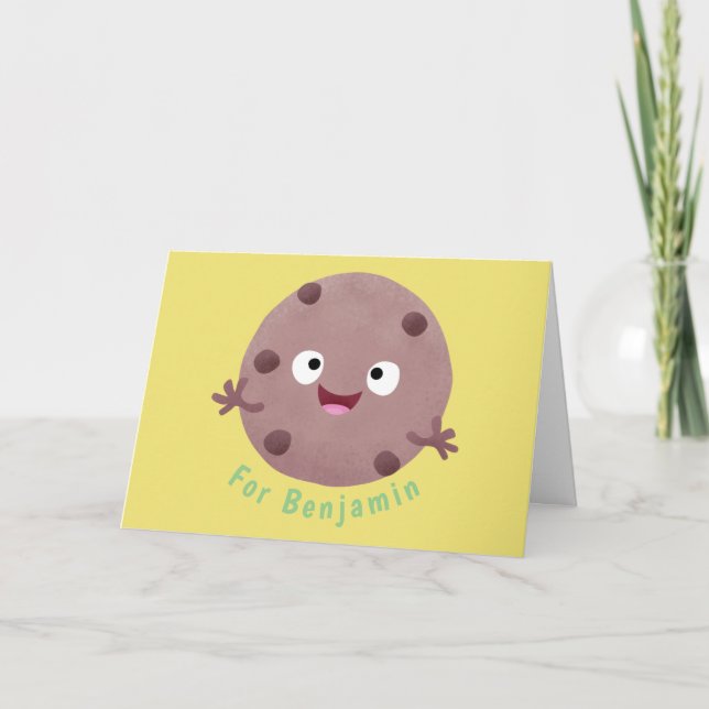 Tarjeta personalizado de galletas de chocolate inteligente (Anverso)