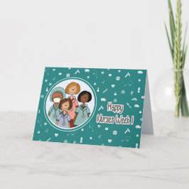 Tarjeta Personalizado de Happy Nurs Week