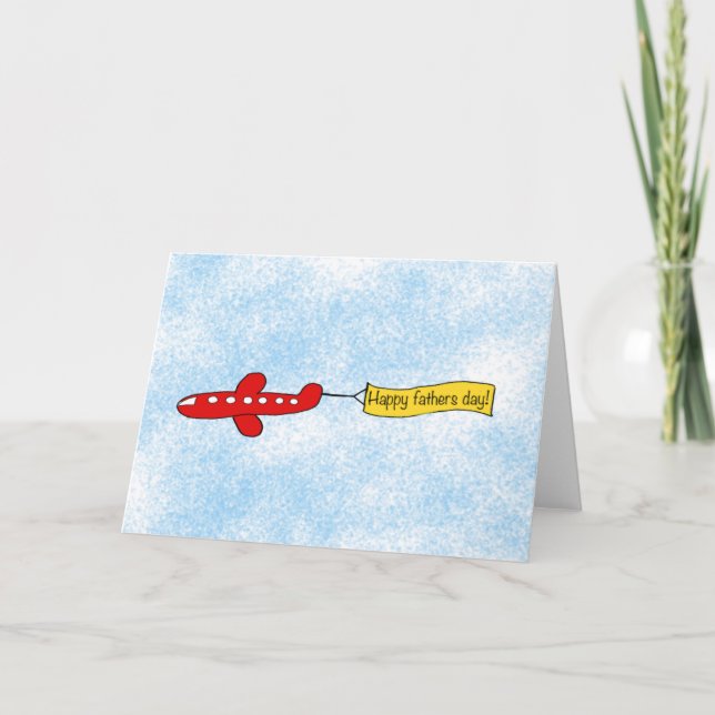 Tarjeta Personalizado de la bandera del cielo del avión "F (Anverso)