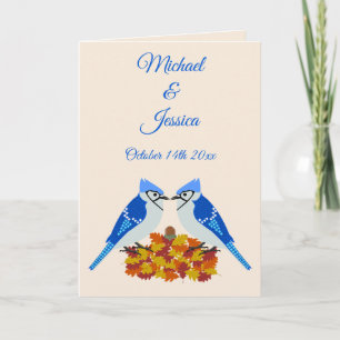 Tarjeta Personalizado de la boda de la caída de los gritos
