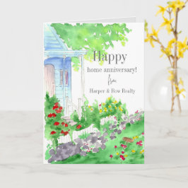 Tarjeta Personalizado de la cabaña de Cobblestone, Anivers