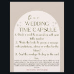 Tarjeta Personalizado de la cápsula de tiempo del<br><div class="desc">Estas tarjetas de la cápsula del tiempo fueron el artículo más hablado en mi boda. Colóquelos en cada asiento y los huéspedes le escribirán una nota corta, que no se abrirá hasta el aniversario que coincida con su número de mesa. Por ejemplo, no abrirá las notas de la tabla 7...</div>