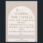 Tarjeta Personalizado de la cápsula de tiempo del<br><div class="desc">Estas tarjetas de la cápsula del tiempo fueron el artículo más hablado en mi boda. Colóquelos en cada asiento y los huéspedes le escribirán una nota corta, que no se abrirá hasta el aniversario que coincida con su número de mesa. Por ejemplo, no abrirá las notas de la tabla 7...</div>
