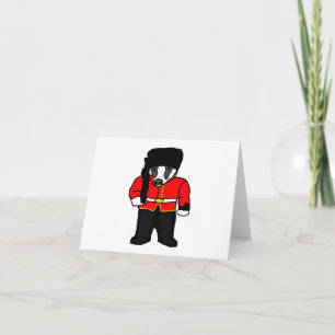 Tarjeta Personalizado de la Guardia Real Británica