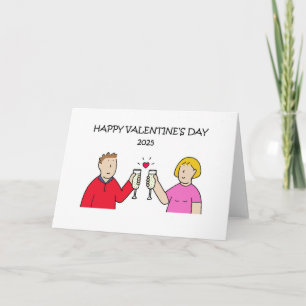 Tarjeta Personalizado de la pareja de San Valentín