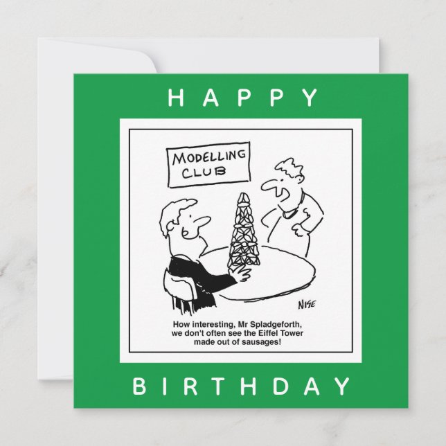 Tarjeta Personalizado de la Torre Eiffel (Anverso)