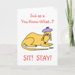 Tarjeta Personalizado de los amantes del perro recibe una 