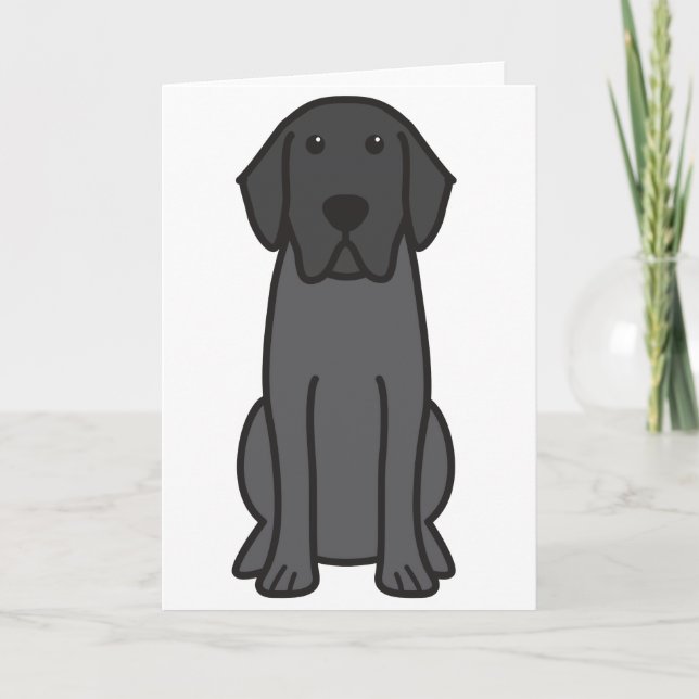 Tarjeta Personalizado de perro recuperador de Labrador (Anverso)