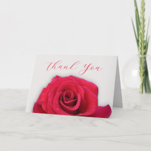 Tarjeta Personalizado De Rosas Rosadas Gracias Cartas