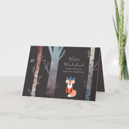 Tarjeta Personalizado de vacaciones de Navidades modernos