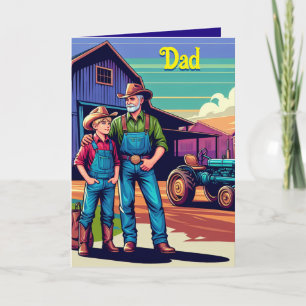 Tarjeta Personalizado de Western Farm Ranch Cowboys