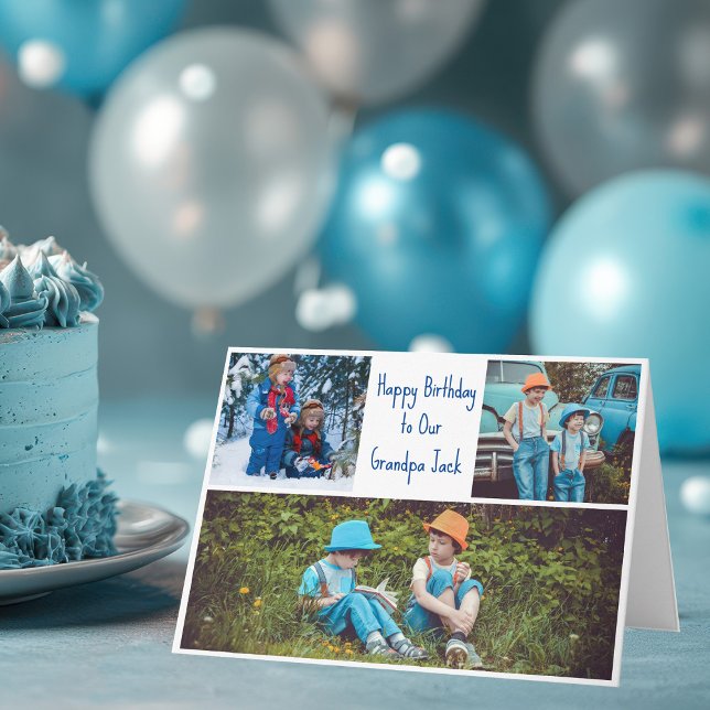 Tarjeta Personalizado del abuelo de cumpleaños feliz foto  (Subido por el creador)