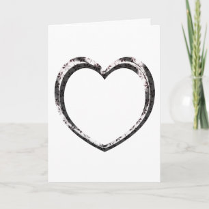 Tarjeta Personalizado del corazón del patrón