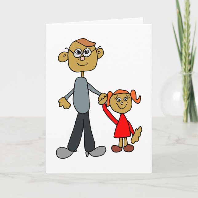 Tarjeta Personalizado del Día del Padre Mejor Papá Padre e (Anverso)