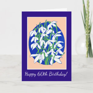 Tarjeta Personalizado Delantero Snowdrop Edad-Específica C