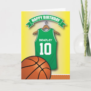Tarjeta Personalizado Deportivo de Baloncesto Red Jersey