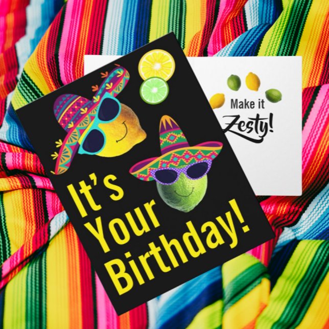 Tarjeta Personalizado Divertido Limón Lima  (Personalize it!)
