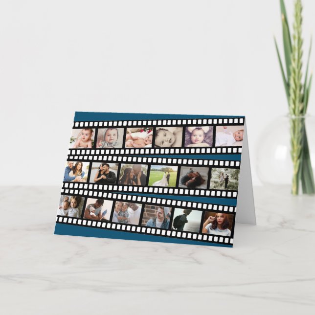 Tarjeta Personalizado DIY personalizado de la tira de pelí (Anverso)