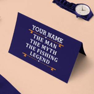 Tarjeta Personalizado El Hombre El Mito La Leyenda De La P