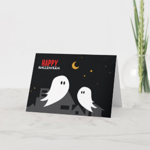 Tarjeta Personalizado fantasmal de Halloween