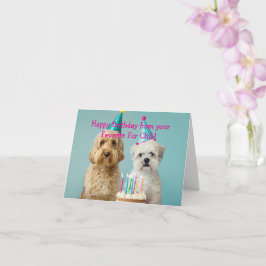 Tarjeta Personalizado feliz cumpleaños de tu hijo favorito