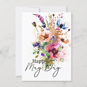 Tarjeta Personalizado feliz del Día de Mayo