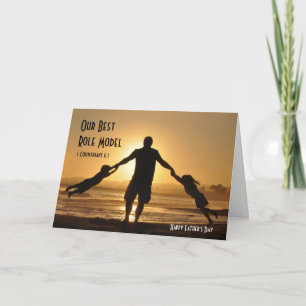 Tarjeta Personalizado FELIZ DÍA DEL PADRE Mejor Modelo De