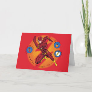 Tarjeta Personalizado Flash Laboratory Running Graphic