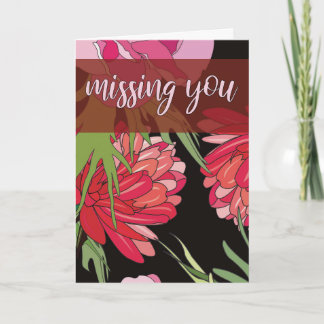 Tarjeta Personalizado Floral te falta