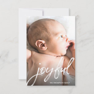 Tarjeta Personalizado Foto de bebé Navidades guionistas al