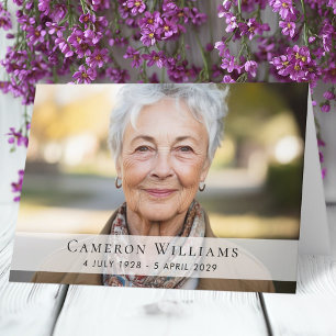 Tarjeta Personalizado foto simpatía duelo gracias doblado