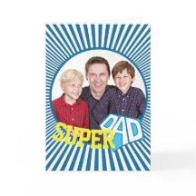Personalizado Fotografía de Super Dad Comic