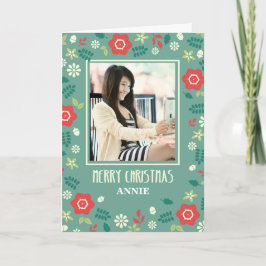 Tarjeta Personalizado fotográfico, Navidades personalizado