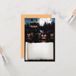 Tarjeta Personalizado Halloween Spooky Night