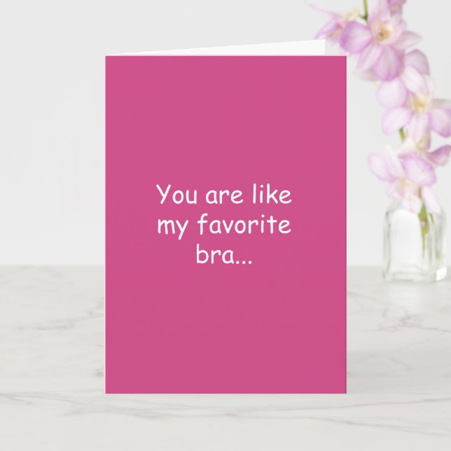 Tarjeta Personalizado Humor adulto Cita amor Día de San Va (Orquídea)